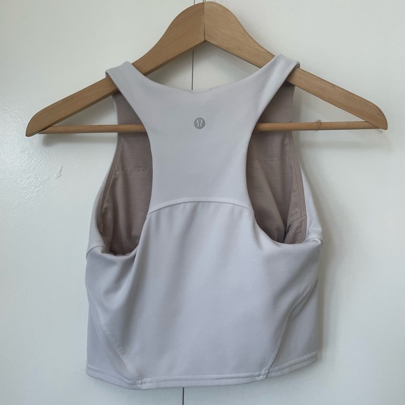 Lululemon White Racerback tank - Picture 2 of 3